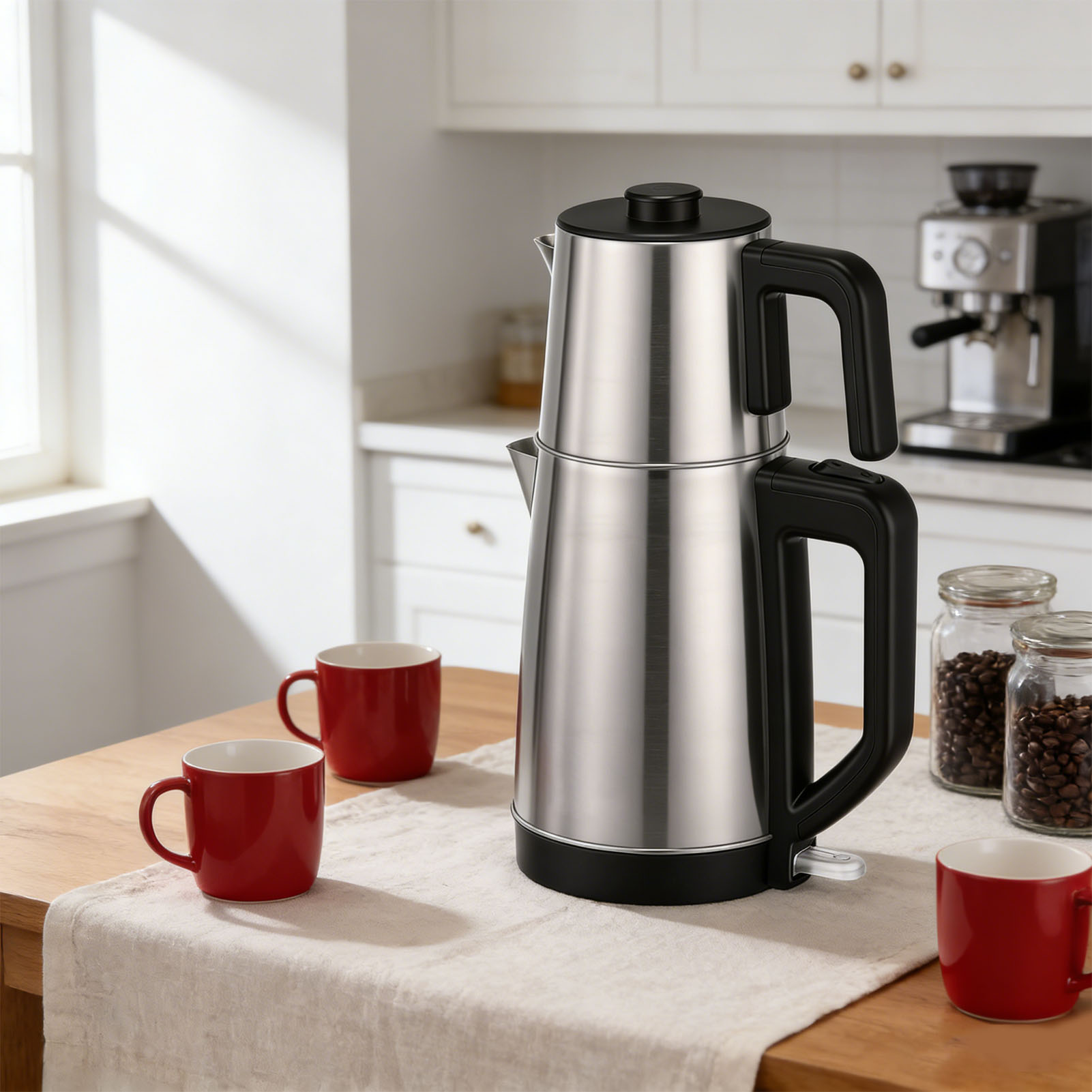 Electric Turkish Kettle Set St - Herbal Wellness Products avaliação e preço