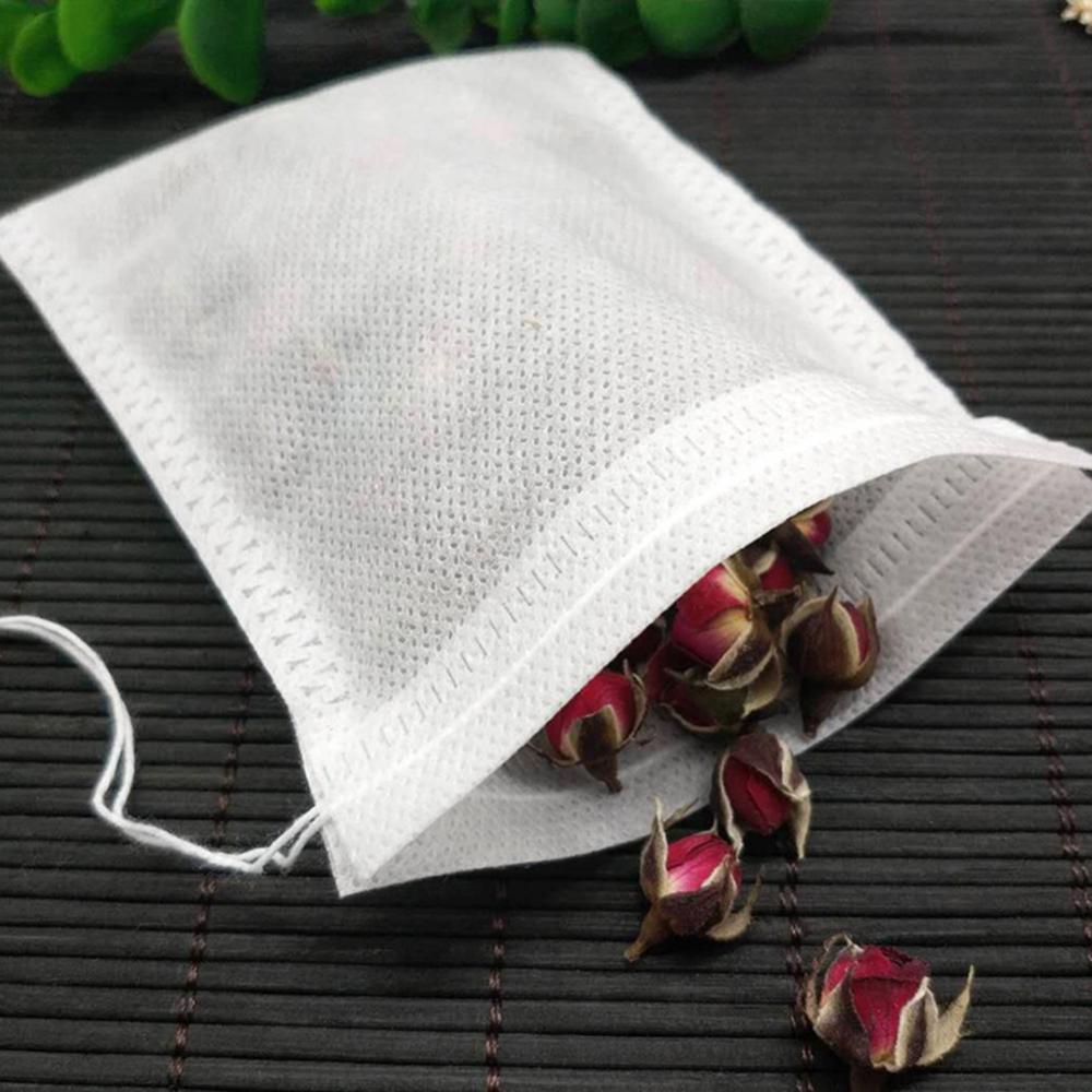 100Pcs Disposable Tea Bag Draw - Herbal Wellness Products avaliação e preço
