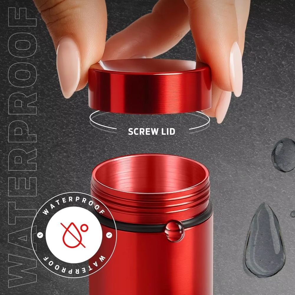 New Portable Aluminum Jar 50ml - Herbal Wellness Products avaliação e preço