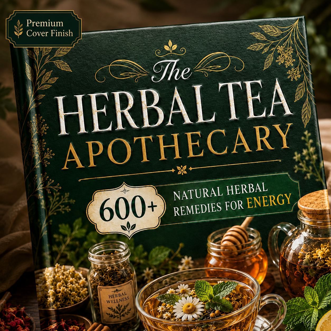 Herbal Tea Health Handbook A5  - Herbal Wellness Products avaliação e preço