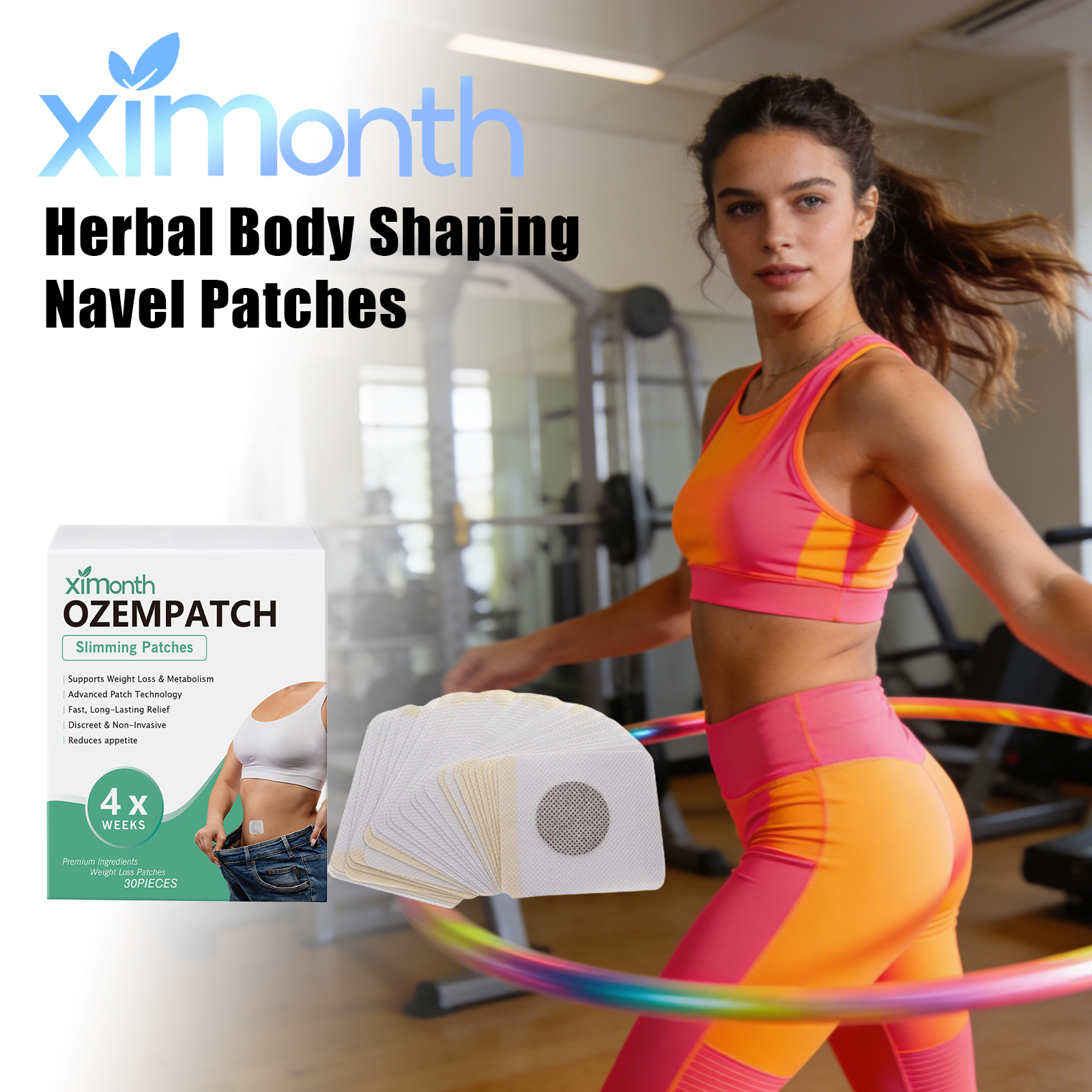 Ximonth Body Shaping Patches I - Herbal Wellness Patches avaliação e preço